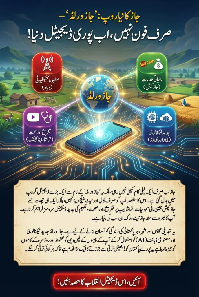 Jazz Introduces Jazz World to Lead Pakistan’s Integrated Digital Ecosystem